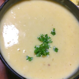 安納芋の豆乳スープ